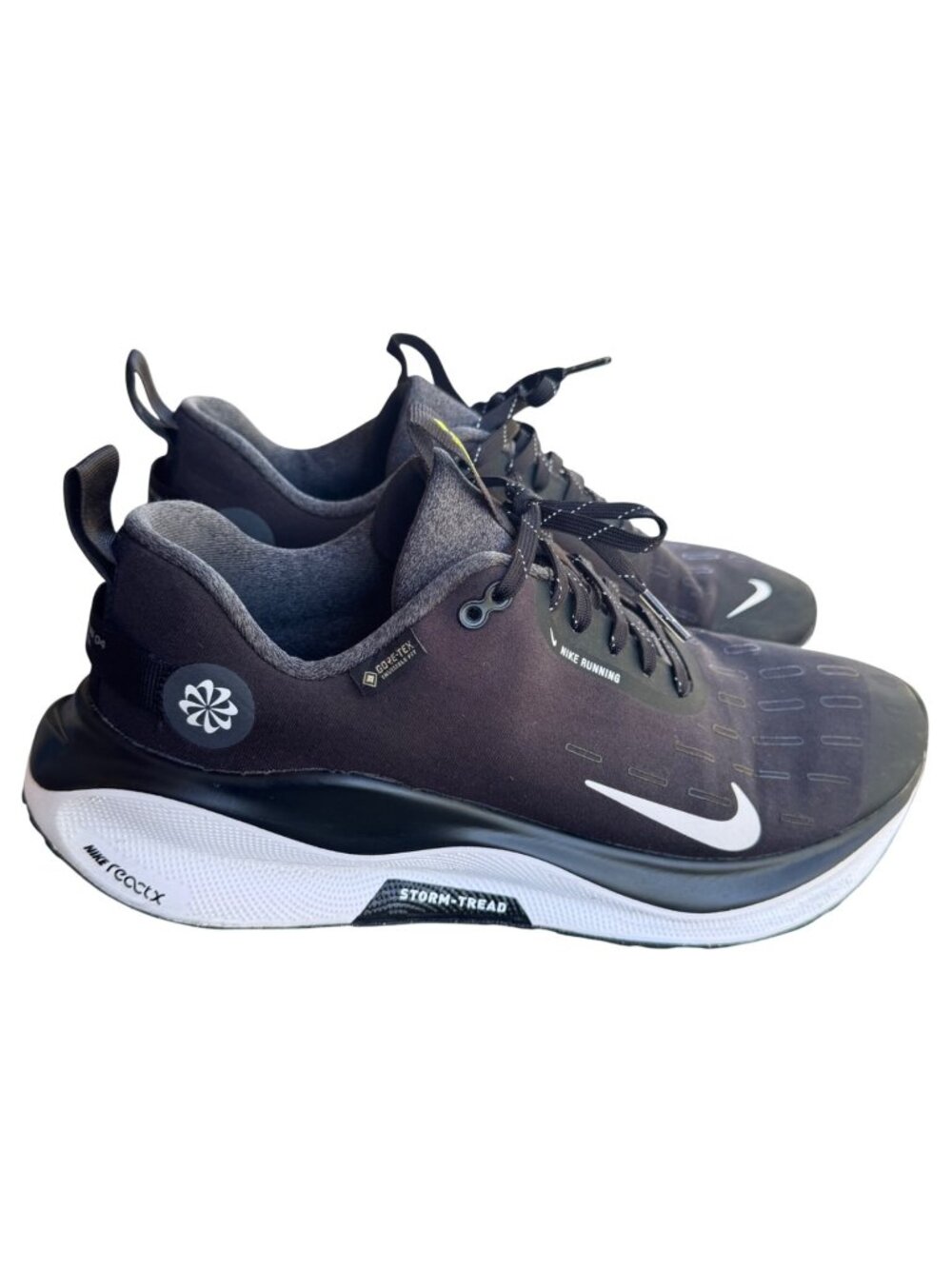 Nike ReactX Infinity Run 4 GTX Waterproof Black Mens Size 8.5 HQ0265-001